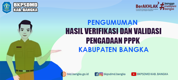 PENGUMUMAN Hasil Verval Pengadaan PPPK Kabupaten Bangka