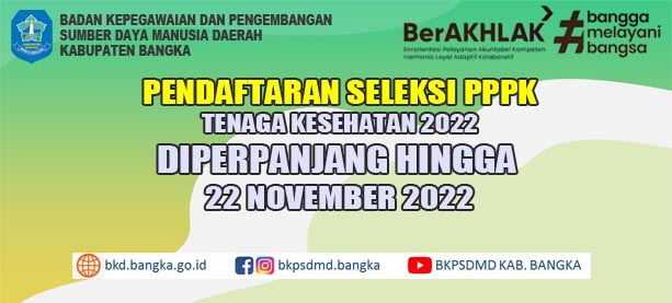 Perpanjangan Masa Pendaftaran Seleksi PPPK Tenaga Kesehatan 2022
