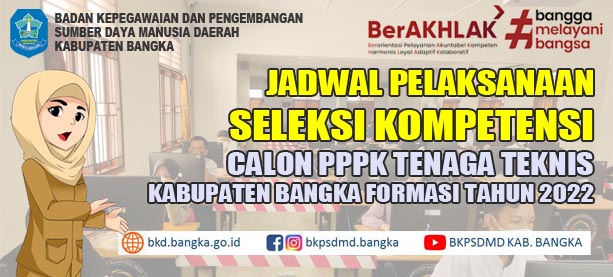 PENGUMUMAN Jadwal Pelaksanaan Seleksi Kompetensi CPPPK Teknis Formasi Tahun 2022