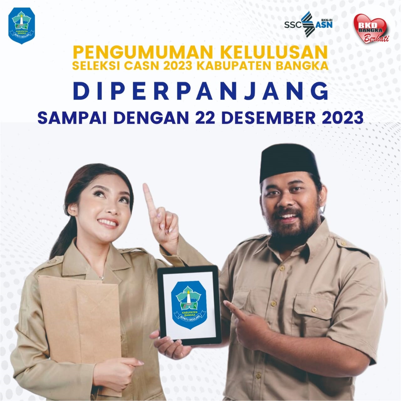 PENYESUAIAN JADWAL SELEKSI CPPPK PEMERINTAH KABUPATEN BANGKA 2023